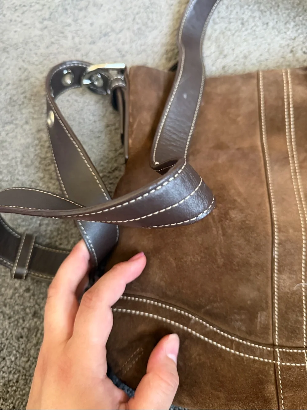 Coach Suede Bag